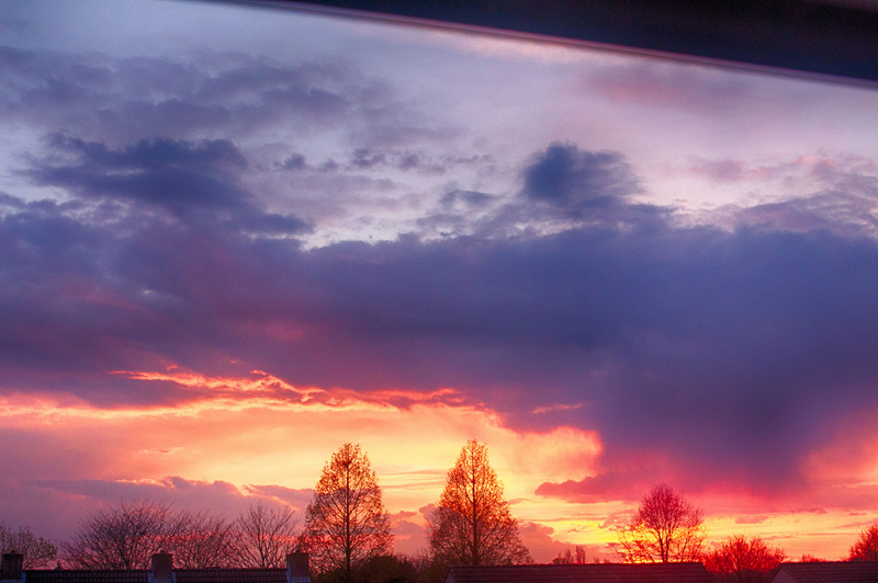 A triple exposure shot I made of a sunset last week, used Google NIK to merge and edit it.